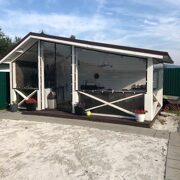 г. Златоуст. Изготовлены мягкие окна на беседку. Смонтированы самостоятельно заказчиком